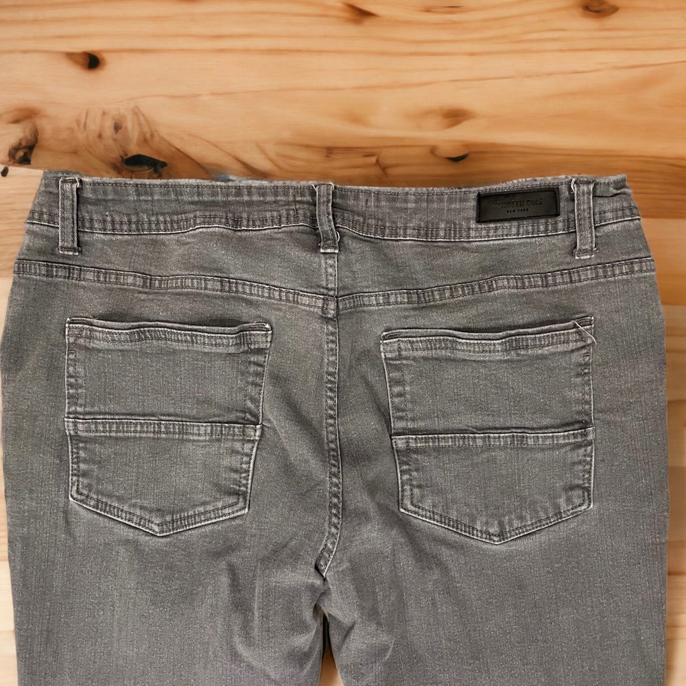 Kenneth Cole Distressed Black Jeans - Picture 3 of 6